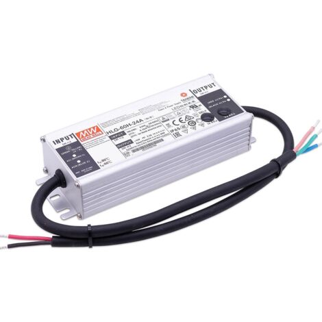 Mean Well HLG-60H-24A LED Netzteil 60W 24V 2.5A IP65 Schaltnetzteil CV