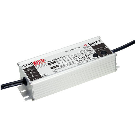 Mean Well HLG-60H-24AB LED-Treiber  Konstantspannung 60 W 1.5 - 2.5 A 22 - 27 V/DC dimmbar, 3 in 1 D