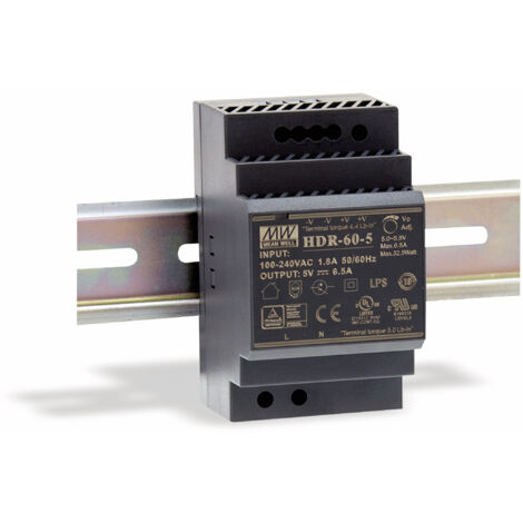 MEAN WELL HDR-60-48 Hutschienen-Netzteil (DIN-Rail) 48 V/DC 1.25 A 60 W Anzahl Ausgänge:1 x Inhalt