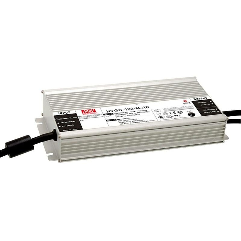 HVGC-480-M-AB Driver per led Potenza costante 480 w 1050 - 2625 mA 92 - 228.5 v/dc regolabile, dimmerabile, f - Mean Well