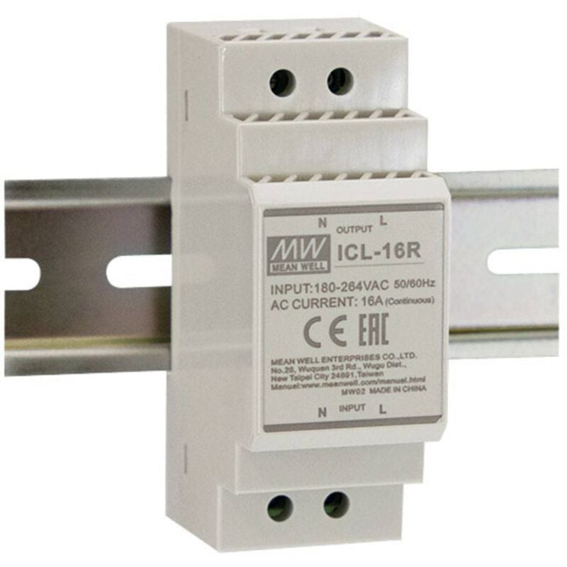 ICL-16R Limiteur de courant de meanwell Série : ICL-16R/L pour les charges inductives et capacitives gris ii - Mean Well