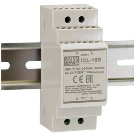 Mean Well ICL-16R MEANWELL limitatore di serie: ICL-16R/L per i carichi induttivi e capacitivi Grigio II
