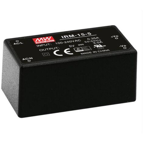 Mean Well IRM-15-24 Alimentatore da circuito stampato AC / DC 24 V/DC 0.63 A 15 W