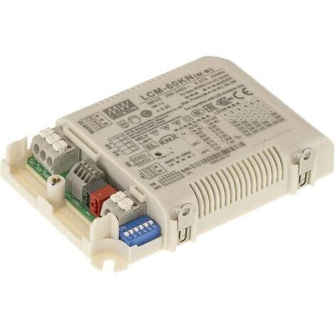 Mean Well LCM-60KN Driver de LED à courant constant 60.3 W 500 - 1400 mA 2 - 90 V/DC dimmable 1 pc(s) Q153682
