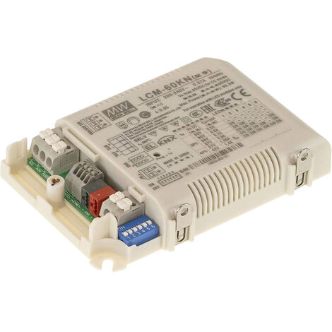 Mean Well LCM-60KN LED-Treiber  Konstantstrom 60.3 W 500 - 1400 mA 2 - 90 V/DC dimmbar 1 St.