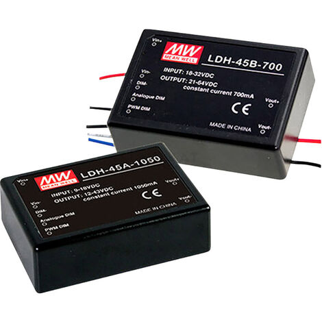 Mean Well LDH-45B-1050WDA LED-Treiber  Konstantstrom 45.15 W 1050 mA 36 - 43 V/DC dimmbar, Dali, Übe