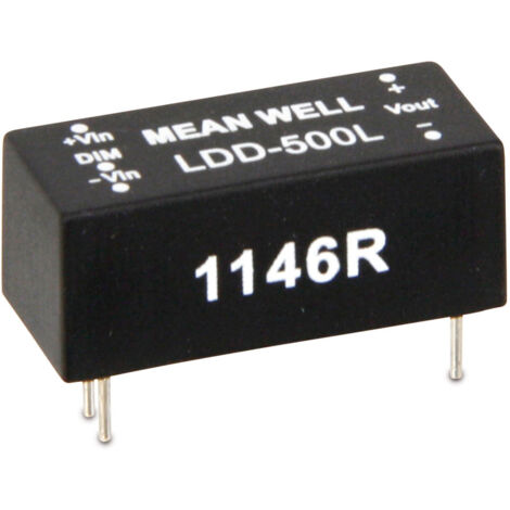 MEAN WELL LED-Konstantstromquelle LDD-500L, 500 mA