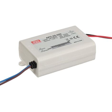 Mean Well LED-TREIBER - KONSTANTSTROM - 1 AUSGANG - 350 mA - 25 W