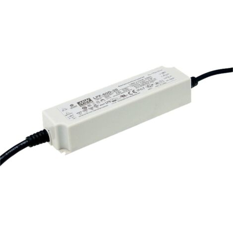 Mean Well LPF-60D-24 Driver per LED, Trasformatore per LED Tensione costante, Corrente costante 60 W 2.5 A 14.4 - 24 V/