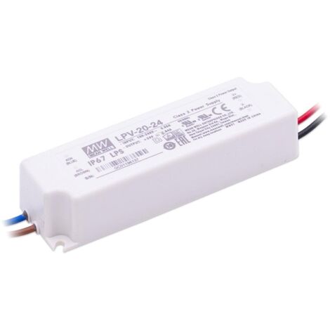 Mean Well LPV-20-24 Netzteil 20W 24V 0.84A IP67 Schaltnetzteil CV
