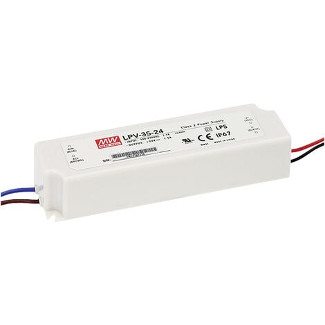 Mean Well LPV-35-12 LED-Trafo Konstantspannung 36 W 0 - 3 A 12 V/DC nicht dimmbar, Überlastschutz 1