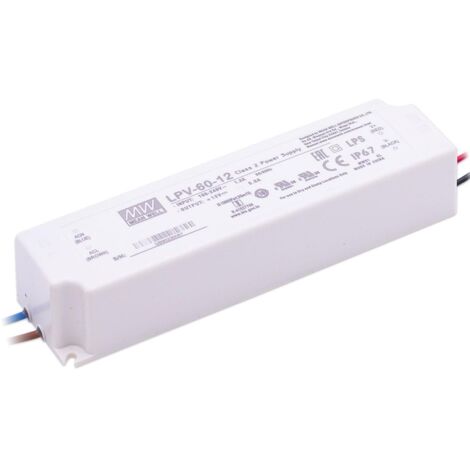 Mean Well LPV-60-12 Netzteil 60W 12V 5A IP67 Schaltnetzteil CV
