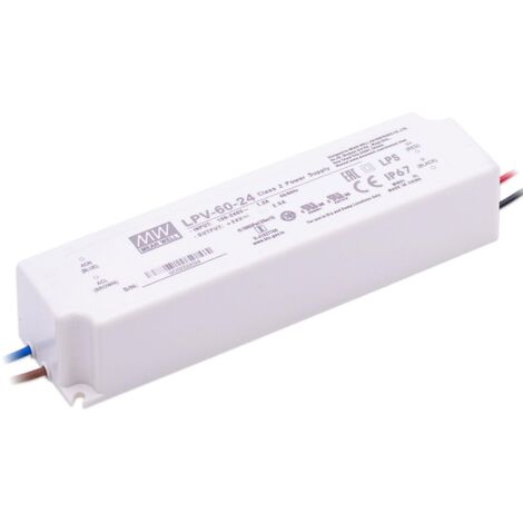 Mean Well LPV-60-24 Netzteil 60W 24V 2.5A IP67 Schaltnetzteil CV