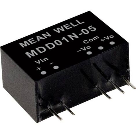Mean Well MDD01L-15 Modulo convertitore DC / DC 34 mA 1 W Num. uscite: 2 x Contenuto 1 pz.