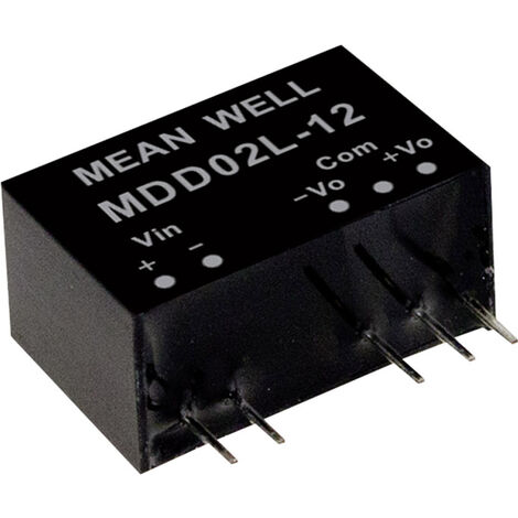 Mean Well MDD02M-15 DC/DC-Wandlermodul   67 mA 2 W Anzahl Ausgänge: 2 x Inhalt 1 St.