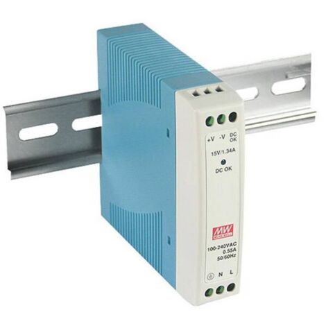 Mean Well MDR-10-12 Alimentatore per guida DIN 12 V/DC 0.84 A 10 W Num. uscite:1 x Contenuto 1 pz.