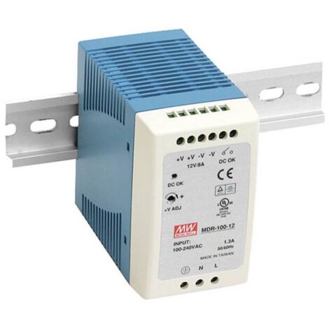 Mean Well MDR-100-24 Alimentation rail DIN 24 V/DC 4 A 96 W Nbr. de sorties:1 x Contenu 1 pc(s)