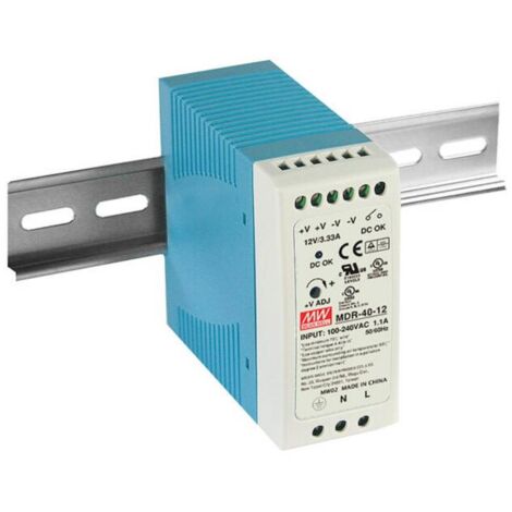 Mean Well MDR-40-24 Alimentatore per guida DIN 24 V/DC 1.74 A 40 W Num. uscite:1 x Contenuto 1 pz.