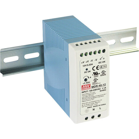 Mean Well MDR-40-24 Hutschienen-Netzteil (DIN-Rail)  24 V/DC 1.74 A 40 W Anzahl Ausgänge:1 x  Inhalt