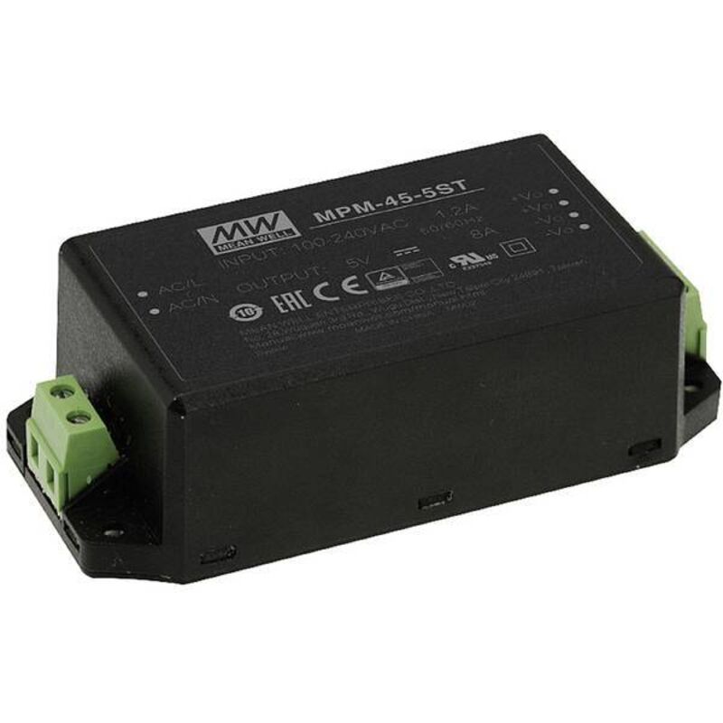 Mean Well Mpm 45 5st Alimentatore A Commutazione. 5 V dc 8 A 40 W