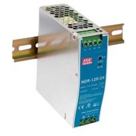 MEAN WELL NDR-120-48 ALIMENTATION RAIL DIN 48 V/DC 2.5 A 120 W NBR. DE SORTIES:1 X CONTENU 1 PC(S)