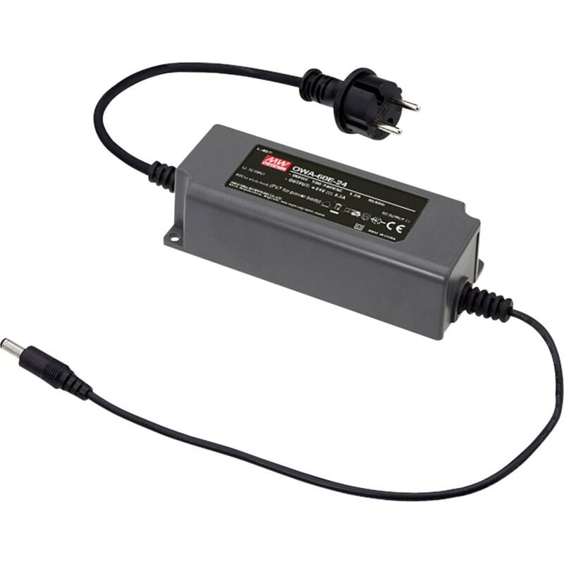 OWA-60E-20 Alimentation de table à tension fixe 20 v/dc 3 a 60 w W205831 - Mean Well