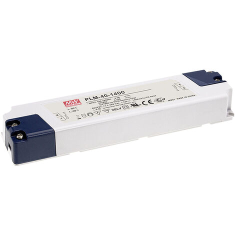 Mean Well PLM-25-700 LED-Treiber  Konstantstrom 25 W 0.7 A 21 - 36 V/DC Möbelzulassung, Überlastschu