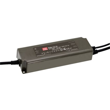 Mean Well PWM-120-12 Driver per LED, Trasformatore per LED Tensione costante, Corrente costante 120 W 10 A 12 V/DC dimm