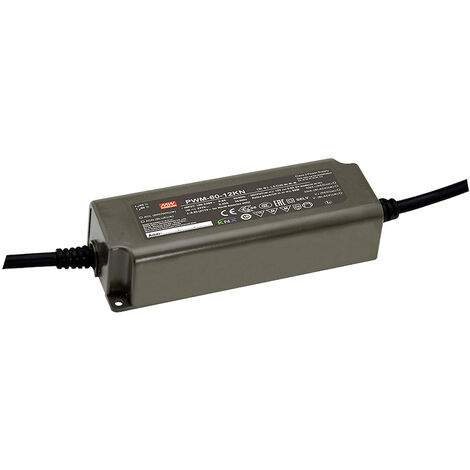 MEAN WELL PWM-60-12KN LED-Treiber  Konstantspannung 60 W 5 A 12 V/DC dimmbar, Montage auf entflammba