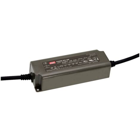 Mean Well PWM-60-24DA Driver per LED Tensione costante 60 W 2.5 A 24 V/DC Dali, dimmerabile, Montaggio su superfici inf