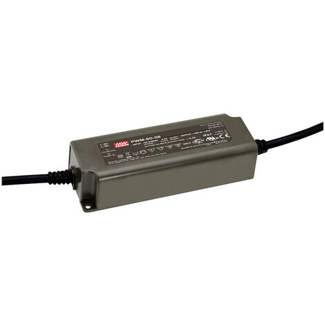 Mean Well PWM-60-24DA LED-Treiber  Konstantspannung 60 W 2.5 A 24 V/DC Dali, dimmbar, Montage auf en