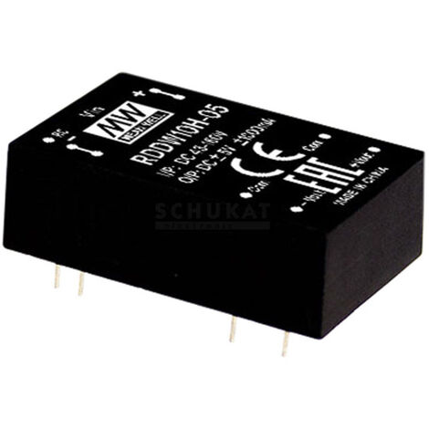 Mean Well RDDW10H-15 DC/DC-Wandler 333 mA 10 W Anzahl Ausgänge: 2 x Inhalt 1 St.