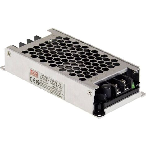 Mean Well RSD-60G-12 Convertisseur CC/CC 12 V/DC, 24 V/DC, 36 V/DC - 12 V/DC/5 A 60 W
