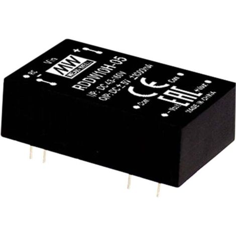 Mean Well RSDW10H-05 Convertitore DC/DC 2 A 10 W Num. uscite: 1 x Contenuto 1 pz.
