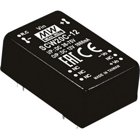Mean Well SCW20C-05 Module convertisseur CC/CC 4 A 20 W Nbr. de sorties: 1 x Contenu 1 pc(s) Q122492