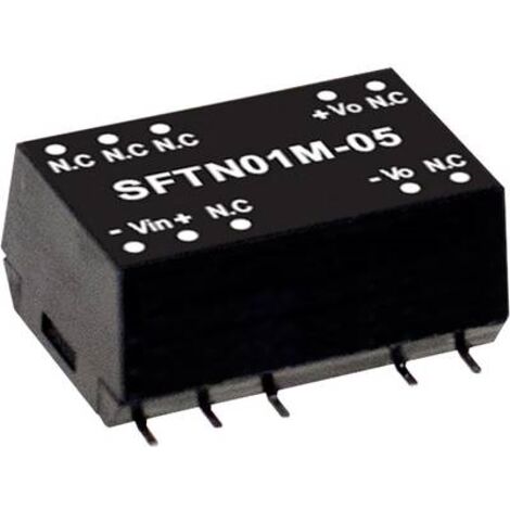 MEAN WELL SFTN01L-05 MODULO CONVERTITORE DC DC 200 MA 1 W NUM. USCITE: 1 X