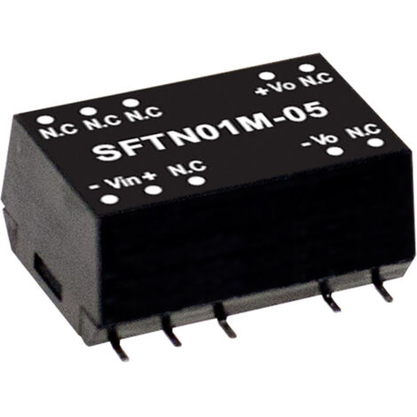 Mean Well SFTN01L-12 DC/DC-Wandlermodul 84 mA 1 W Anzahl Ausgänge: 1 x Inhalt 1 St.