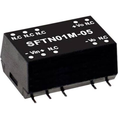 MEAN WELL SFTN01N-05 MODULO CONVERTITORE DC DC 200 MA 1 W NUM. USCITE: 1 X