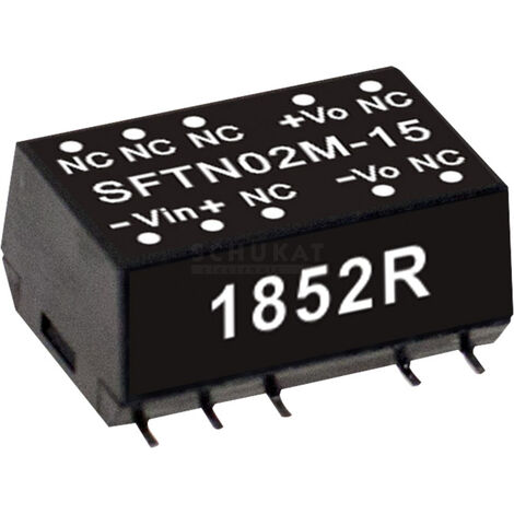 Mean Well SFTN02M-12  DC/DC-Wandlermodul   167 mA 2 W Anzahl Ausgänge: 1 x Inhalt 1 St.