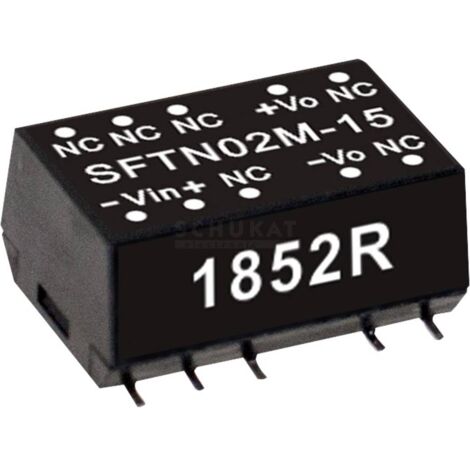 Mean Well SFTN02M-12 Modulo convertitore DC / DC 167 mA 2 W Num. uscite: 1 x Contenuto 1 pz.