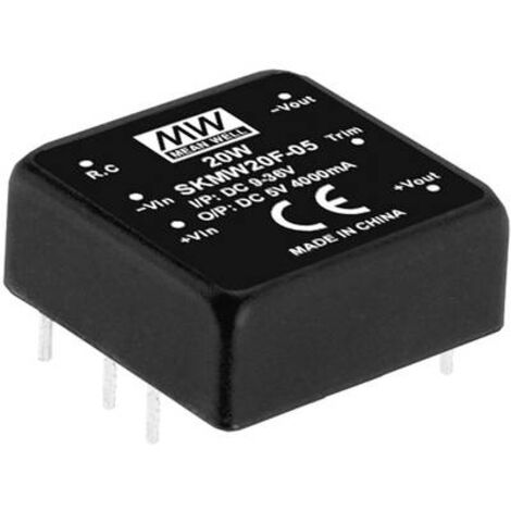 Mean Well SKMW20F-03 Convertitore DC/DC 4.5 A 20 W Num. uscite: 1 x Contenuto 1 pz.