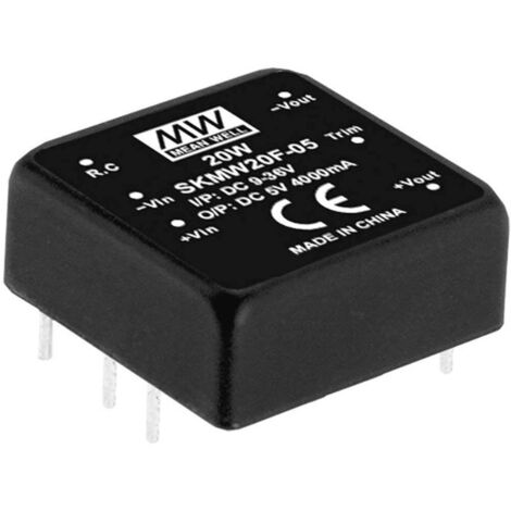 Mean Well SKMW20F-15 Convertitore DC/DC 1.33 A 20 W Num. uscite: 1 x Contenuto 1 pz.