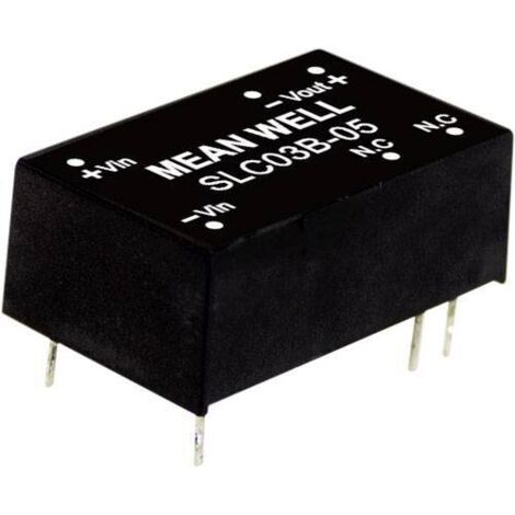 MEAN WELL SLC03B-05 Module convertisseur CC/CC 600 mA 3 W Nbr. de sorties: 1 x Contenu 1 pc(s) Q128102