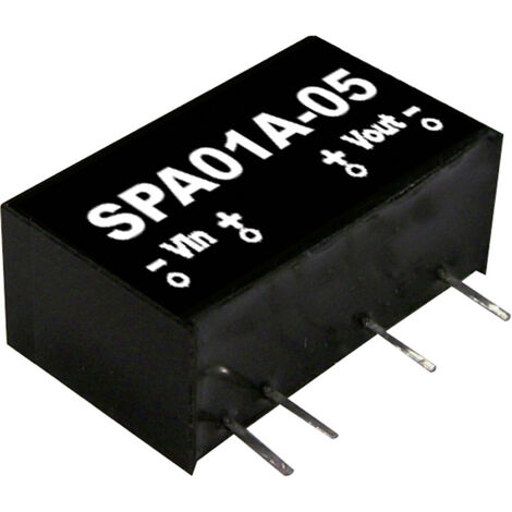 Mean Well SPA01A-05 DC/DC-Wandlermodul   200 mA 1 W Anzahl Ausgänge: 1 x Inhalt 1 St.