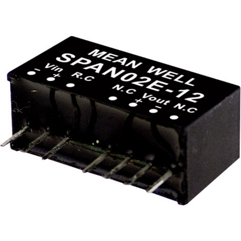 Mean Well SPAN02C-12 DC/DC-Wandlermodul   167 mA 2 W Anzahl Ausgänge: 1 x Inhalt 1 St.
