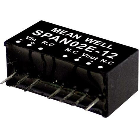Mean Well  SPAN02E-05 Modulo convertitore DC / DC 400 mA 2 W Num. uscite: 1 x
