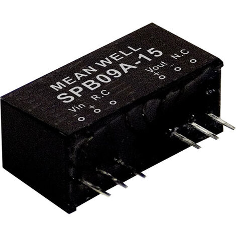Mean Well SPB09A-24 DC/DC-Wandlermodul   375 mA 9 W Anzahl Ausgänge: 1 x Inhalt 1 St.