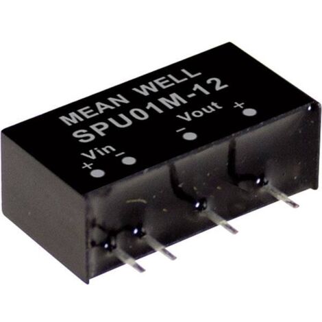 MEAN WELL SPU01N-05 MODULO CONVERTITORE DC DC 200 MA 1 W NUM. USCITE: 1 X