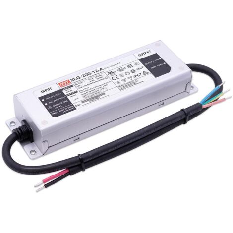 Mean Well XLG-200-12-A LED Netzteil 192W 12V 16A IP67 Schaltnetzteil CV