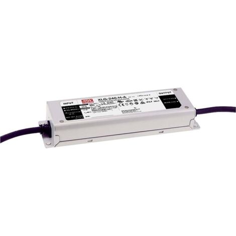 MEAN WELL XLG-240-M-A Driver de LED à puissance constante 239.4 W 700 - 2100 mA 90 - 171 V/DC homolo